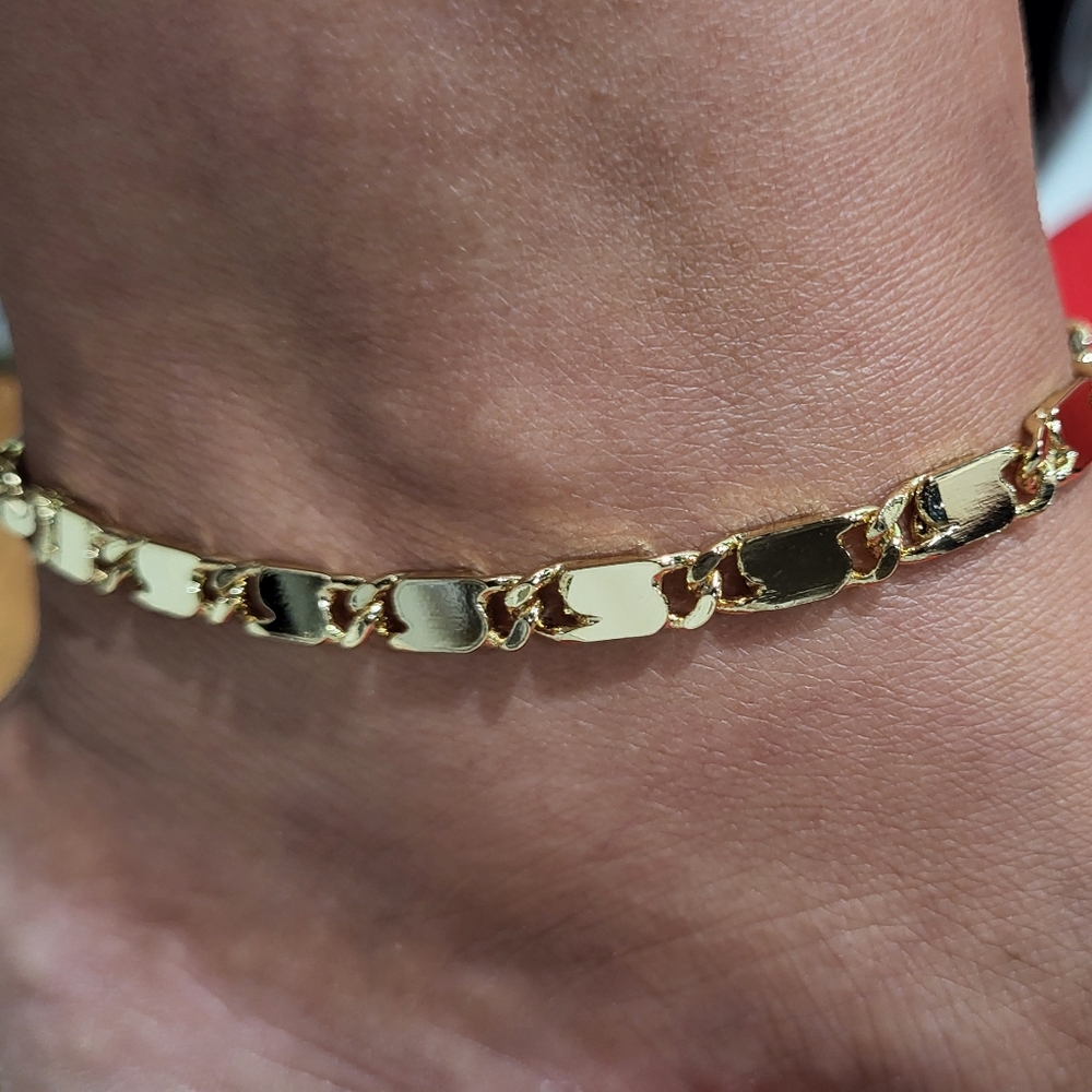 Xuping 14k gold-plated anklet
